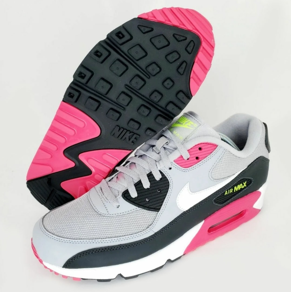 Nike Air Max 90 Essential - Wolf Grey Rush Pink